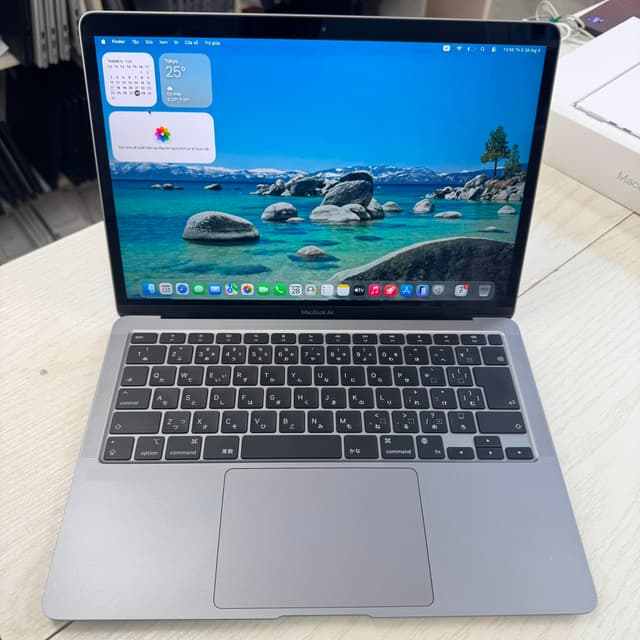 7307. Macbook Air 2020 13.3” xám M1/16/512Gb sạc 164 lần pin 86% cáp sạc, giá 7man4