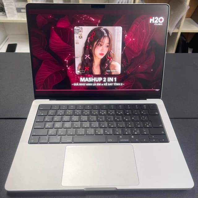 - 7847. Macbook Pro 2021 14” bạc M1 Pro/16/512Gb pin 91% sạc 126 lần pk cáp sạc, giá 12man6