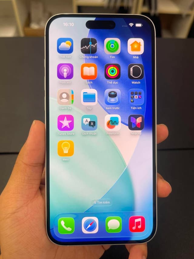 - 7849. Iphone 16 Plus 128Gb trắng pin100% pk cáp sạc, giá 11man9